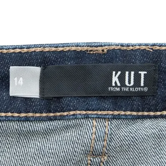 Kut From The Kloth Catherine High Rise Boyfriend Jeans Size 14 - Picture 7 of 9
